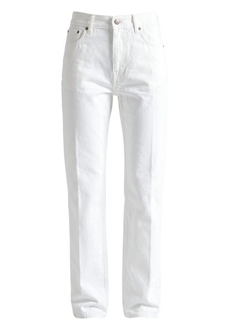 Grifoni Jeans Revel in Denim di Cotone Bianco Donna GRIFONI | Pantalone | G1AC0106OFF WHITE
